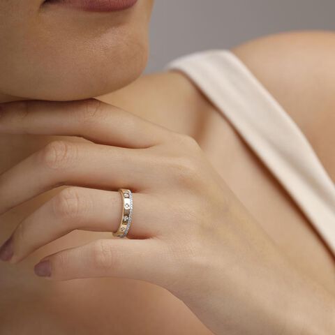 Radiant Unity Diamond Ring