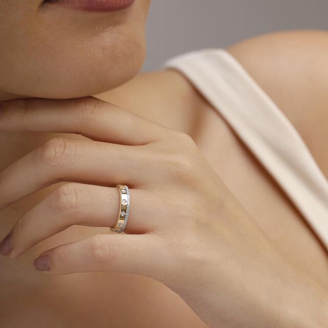Radiant Unity Diamond Ring,,hi-res image number null