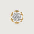 Orbit Spark Gold and Diamond Nose Pin,,hi-res view 3