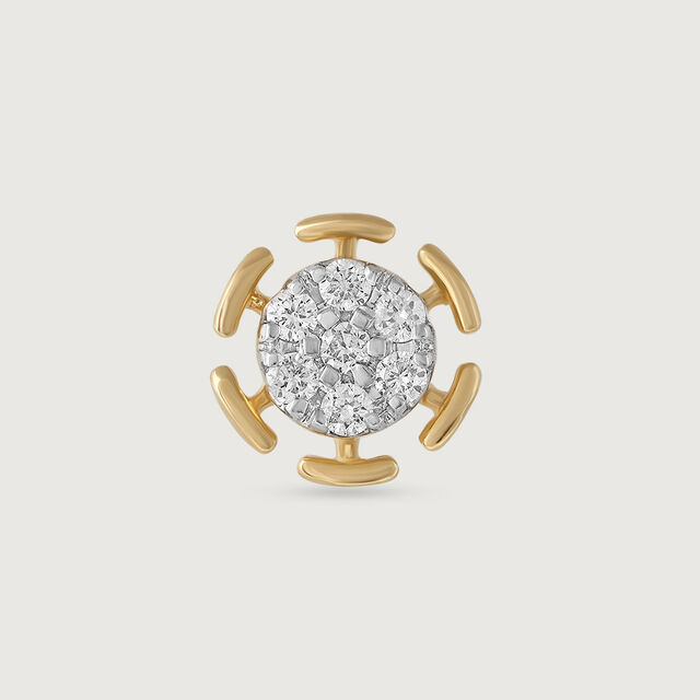 Orbit Spark Gold and Diamond Nose Pin,,hi-res image number null