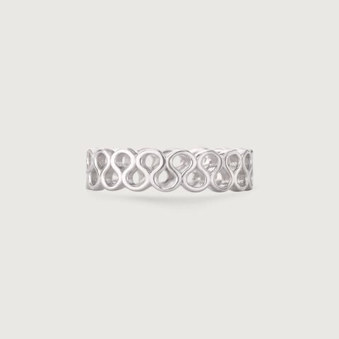 Looped Luxe Silver Ring