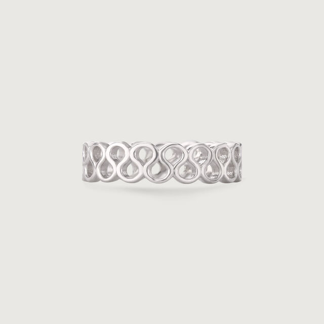 Looped Luxe Silver Ring,,hi-res image number null
