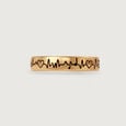 Rhythmic Radiance 14KT Gold Finger Ring,,hi-res view 3