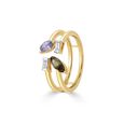 14KT Yellow Gold Odyssey Sapphire And Tourmaline Ring,,hi-res view 3