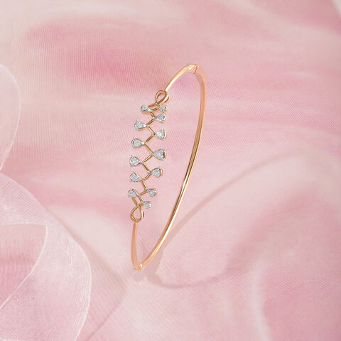 Lippan Elegance Gold & Diamond Bangle