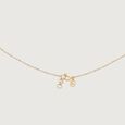 Golden Halo Drift Diamond Necklace,,hi-res view 5