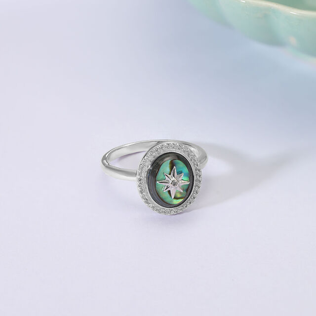 Starry Ocean Silver Ring,,hi-res image number null