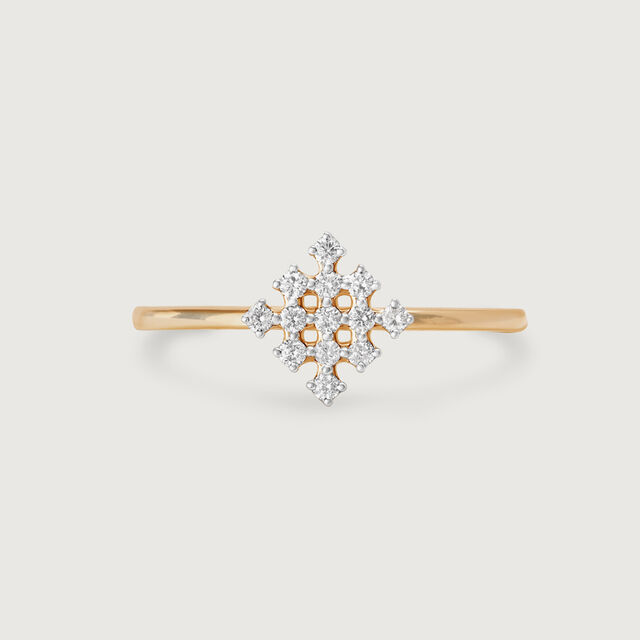 Snowflake Brilliance 14KT Gold & Diamond Ring,,hi-res image number null