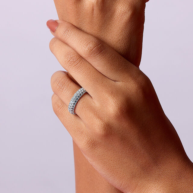 Mesmerizing Aqua 925 Silver Ring,,hi-res image number null