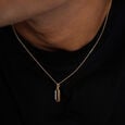 Sleek Linear Diamond Pendant,,hi-res view 2