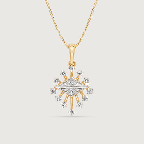 Radiant Harmony Diamond Pendant