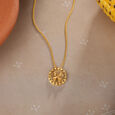 Saura Alchemy 22KT Gold Pendant,,hi-res view 1