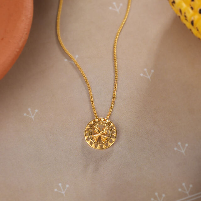 Saura Alchemy 22KT Gold Pendant,,hi-res image number null