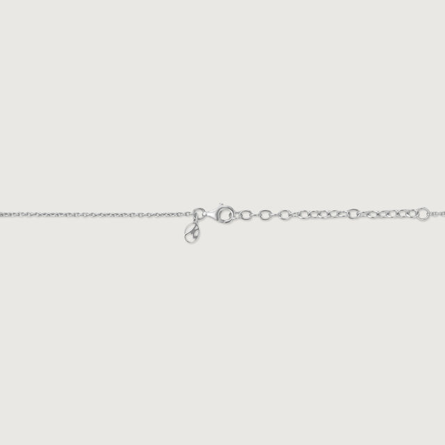 Sunny Geometric Mother of Pearl Silver Necklace,,hi-res image number null