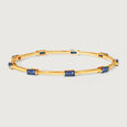 Twilight Whirl 14KT London Blue Topaz Bangle,,hi-res view 3