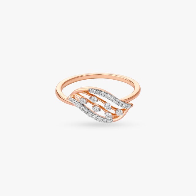Radiant Leaf Diamond Ring,,hi-res image number null