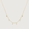 Radiant Droplets Diamond Necklace,,hi-res view 3