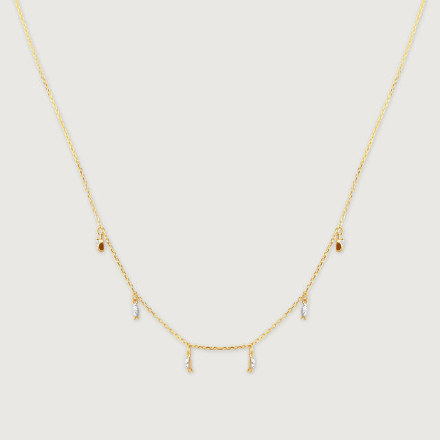 Radiant Droplets Diamond Necklace,,hi-res image number null