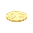 1 GM 24 Karat Tulsi Leaf Gold Coin,,hi-res view 4