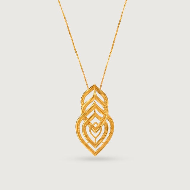 Wild at heart 22KT Gold Pendant,,hi-res image number null