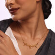 Mystical Warli Charms 22KT Gold Necklace,,hi-res view 2