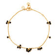 Mia Sutra DIY with Black Bunch Beads Multiple Stacking Charm Bracelet,,hi-res view 3