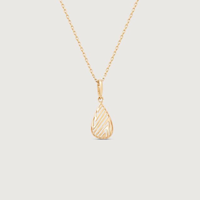 Chic Stripe Gold Pendant,,hi-res image number null