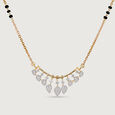 Twilight Dew Gold and Diamond Mangalsutra,,hi-res view 3