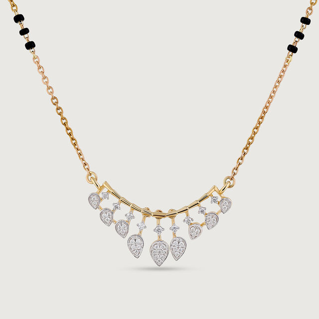 Twilight Dew Gold and Diamond Mangalsutra,,hi-res image number null