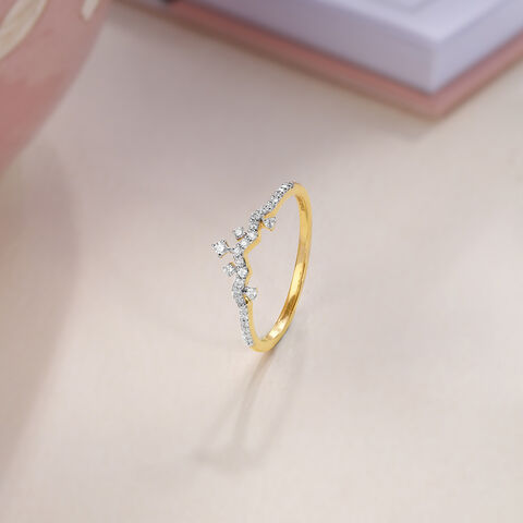 Tiara Majesty 14KT Gold & Diamond Ring