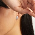 Dazzling Delight Silver Stud Earrings,,hi-res view 2