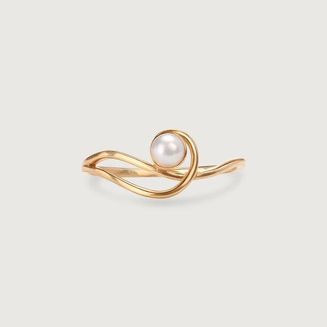 Pearl Essence 18KT Yellow Gold Finger Ring,,hi-res image number null
