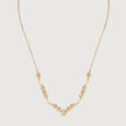 Crescent Charisma 14KT Diamond Necklace,,hi-res view 4