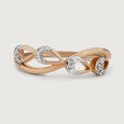 Stunning Glamour Gold & Diamond Ring,,hi-res view 3