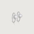 Elegant Halo Silver Toe Ring,,hi-res view 4