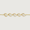 Fluid Flame Diamond Bracelet,,hi-res view 1
