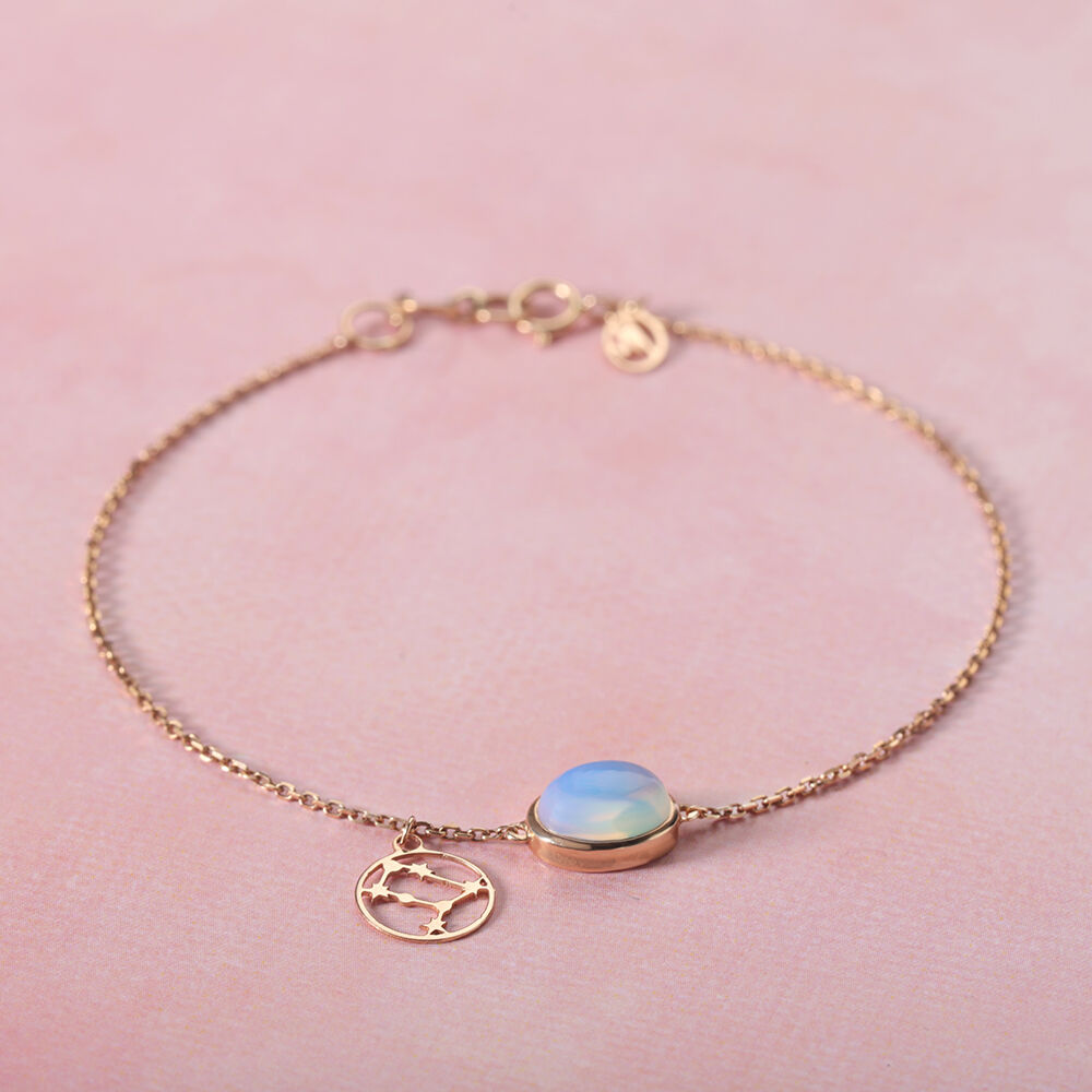 Buy 14KT Gemini Birthstone Yellow Gold Bracelet Online Mia by Tanishq