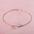 14KT Gemini Birthstone Yellow Gold Bracelet,,hi-res view 1
