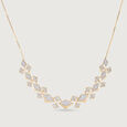 Disco Beat Gold & Diamond Necklace,,hi-res view 4