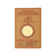 10 Gm 24 Karat Lotus Gold Coin,,hi-res view 3