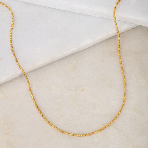 Spiral Rope 22KT Gold Chain