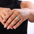 Glitter Pop Silver Finger Ring,,hi-res view 2