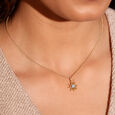 Serene Petal Diamond Pendant,,hi-res view 2