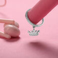 Glam Queen Silver Finger Ring,,hi-res view 1