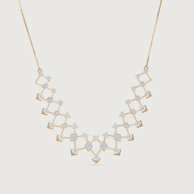 Disco Dream Gold & Diamond Necklace,,hi-res image number null