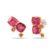 Razzle Dazzle 14KT Ruby Stud Earrings,,hi-res view 4