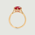 Bold Contemporary Ruby Ring,,hi-res view 5