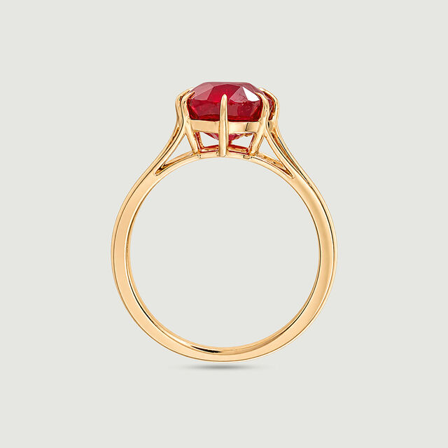 Bold Contemporary Ruby Ring,,hi-res image number null