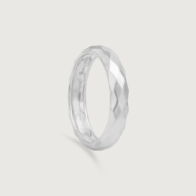 Refined Ridge Silver Ring,,hi-res image number null