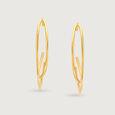 Eclipse Flare 14KT Hoop Earrings,,hi-res view 3